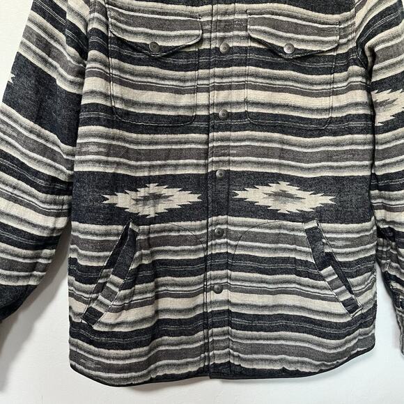 Faherty Reversible Quilted Bondi Jacket Size S Navy Aztec Southwestern Men's NEW - Picture 9 of 13